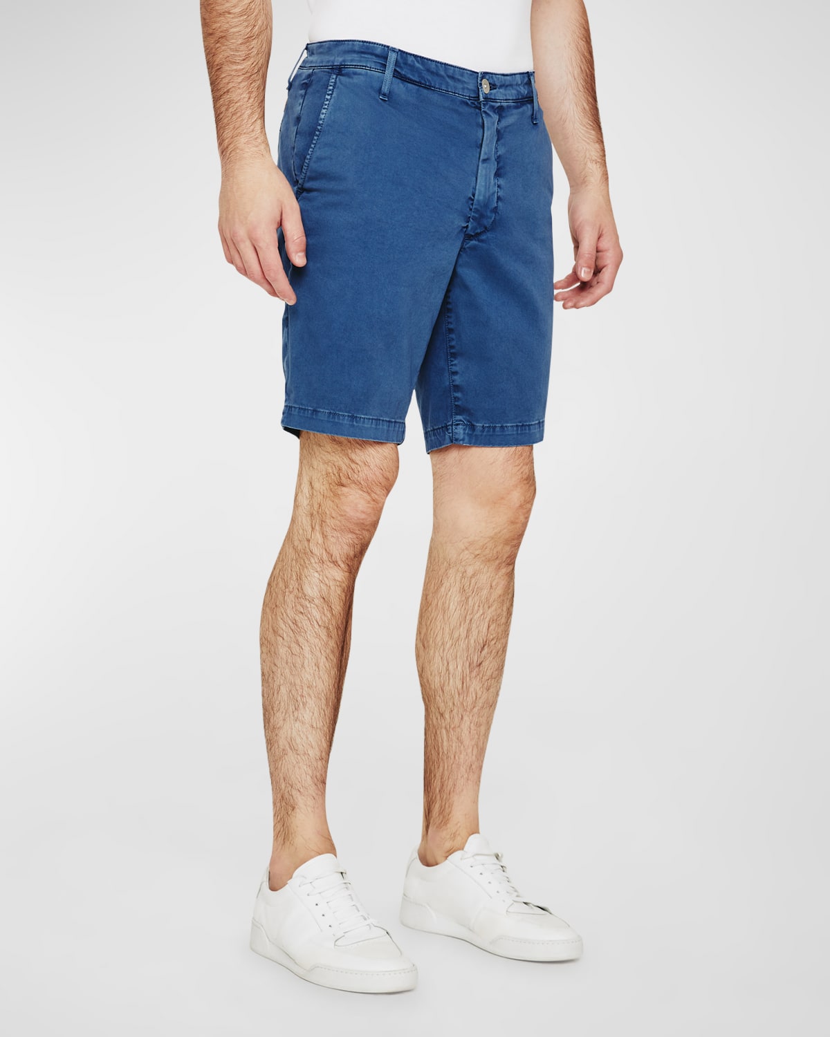 Ag Wanderer Poplin Chino Shorts In Sulfur Bright N