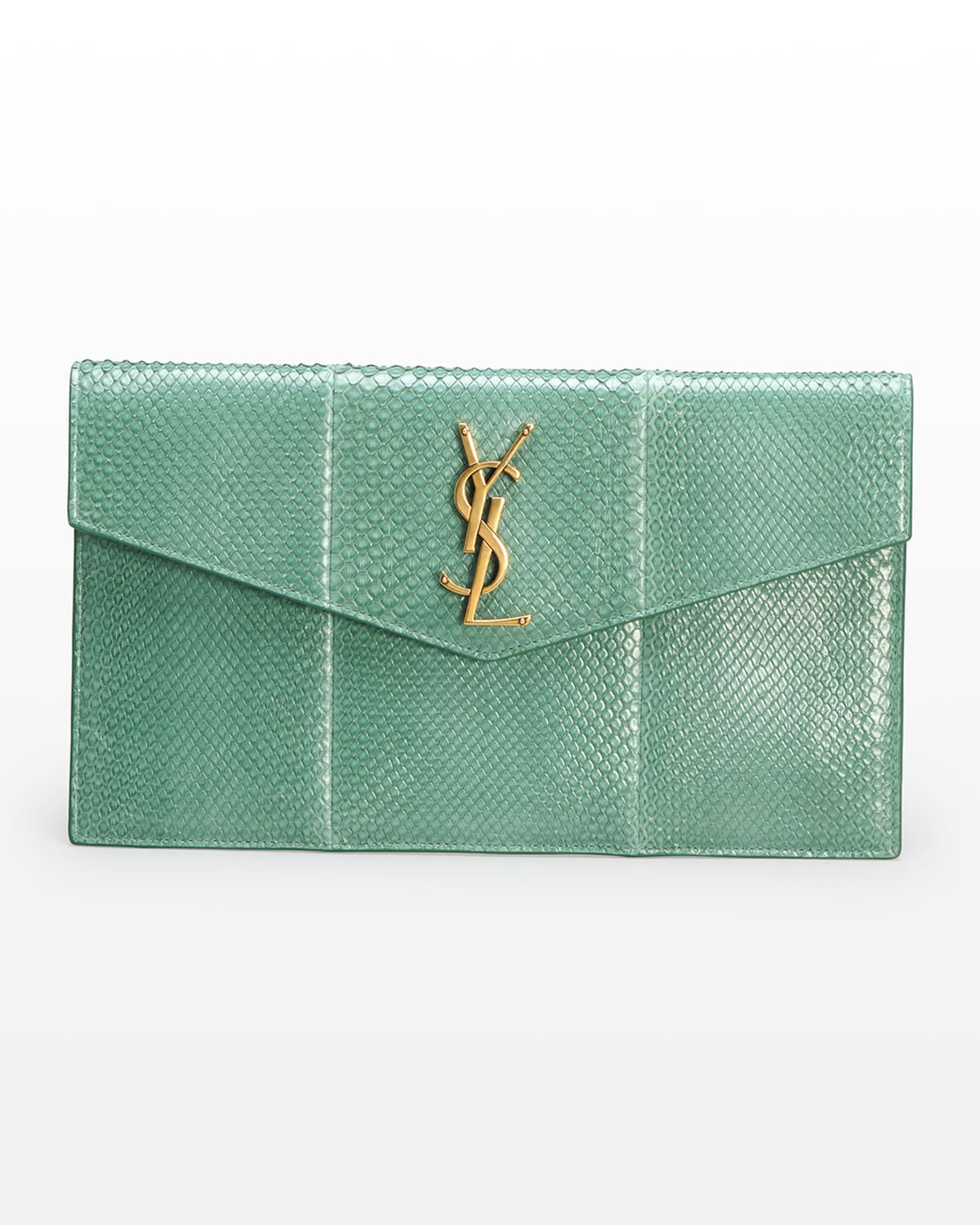 Saint Laurent Uptown YSL-plaque Pouch