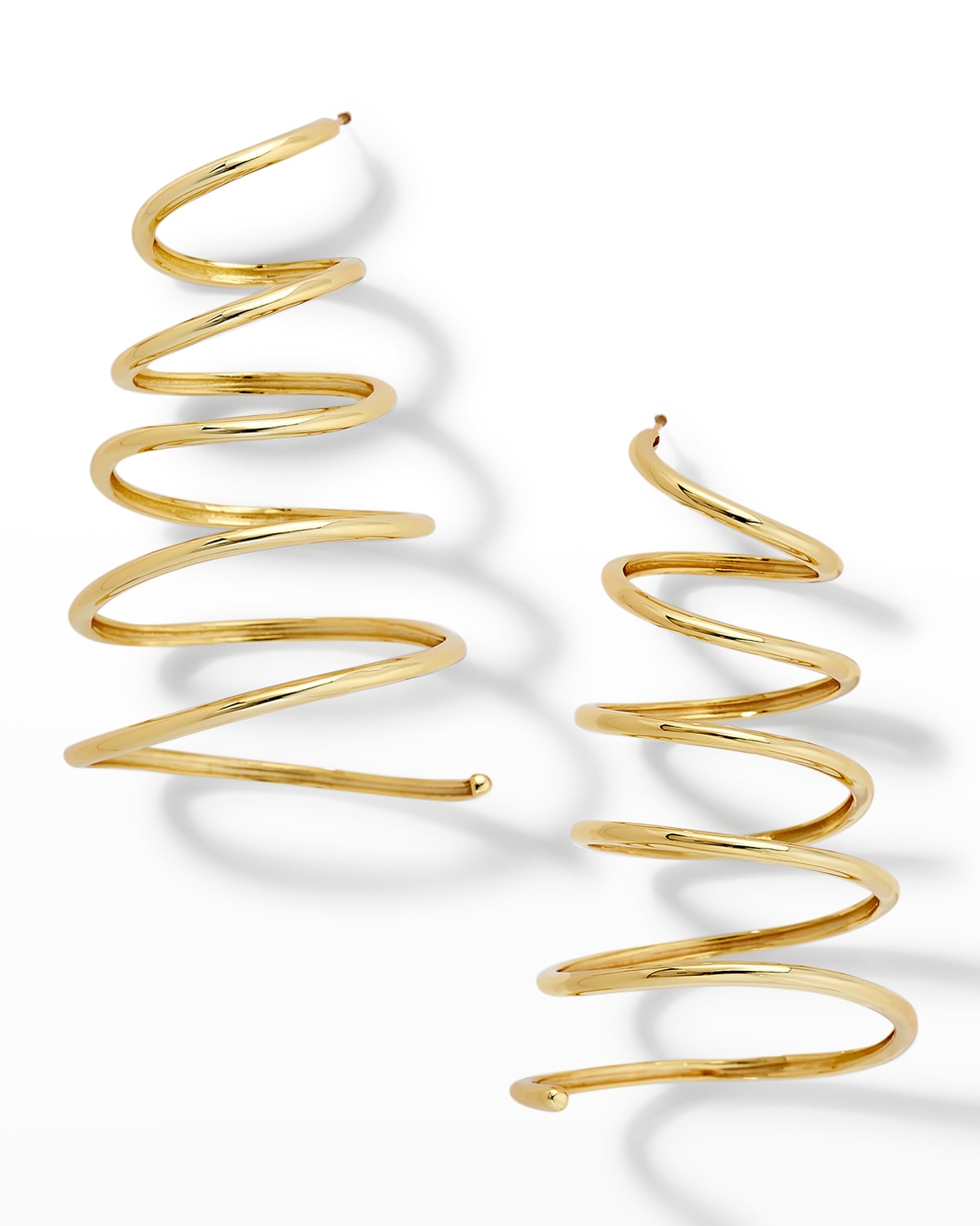 Cult Gaia Ezlynn Spiral Earrings In Gold