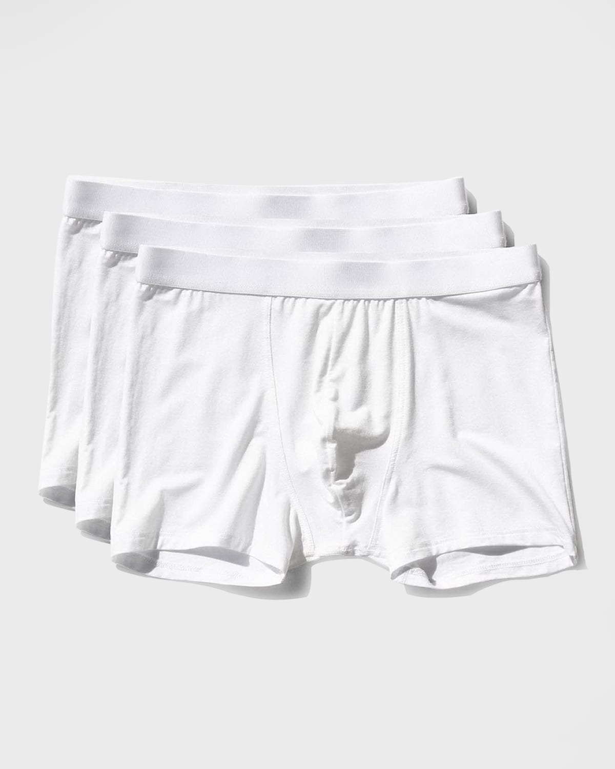 Cdlp Men's 3-pack Lyocell Boxer Briefs In White