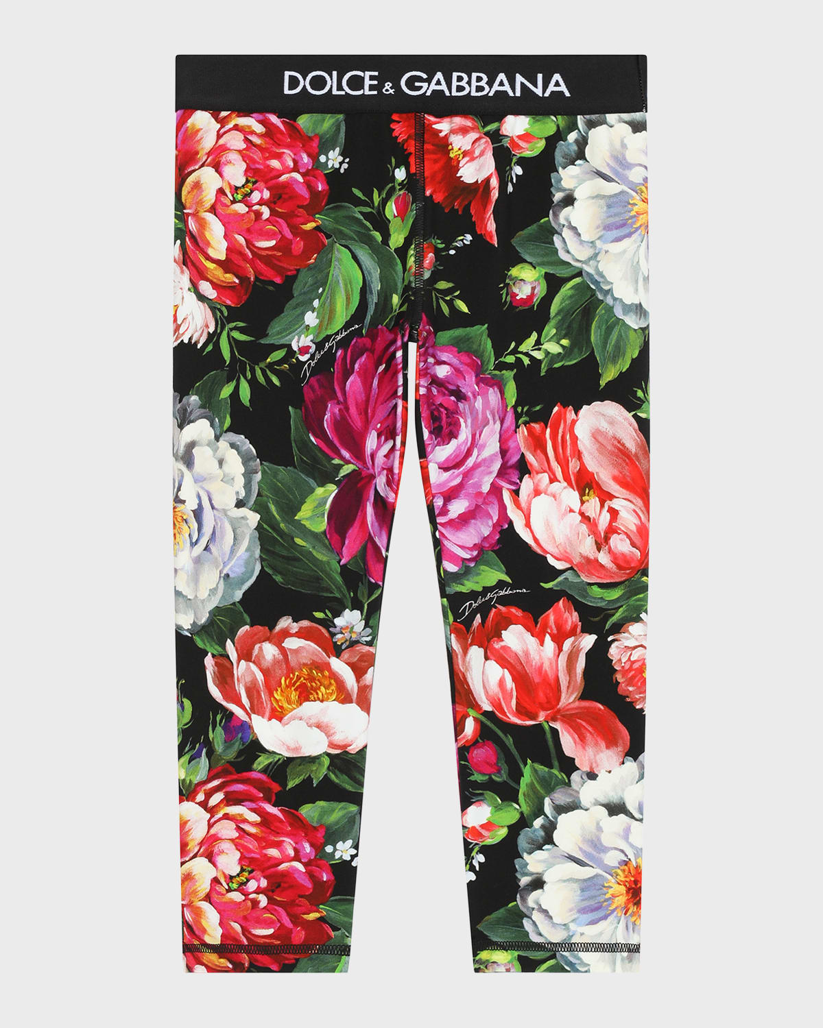 Girl's Pittorici Floral-Print Leggings, Size 8-12