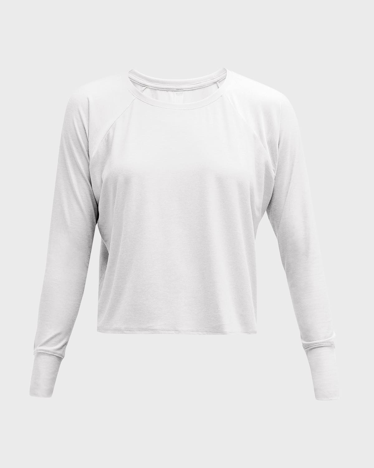 Beyond Yoga Featherweight Long Sleeve T-Shirt in Blue Gem Heather