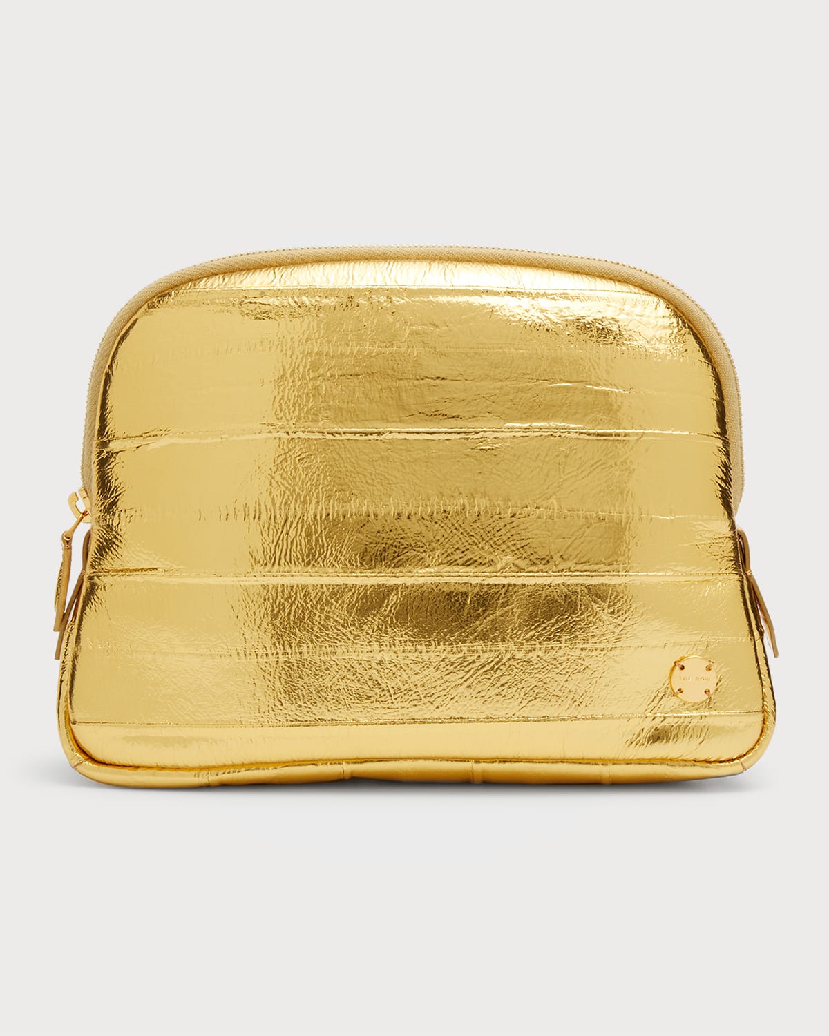 THE ROW Small Metallic Pouch Cosmetic Bag