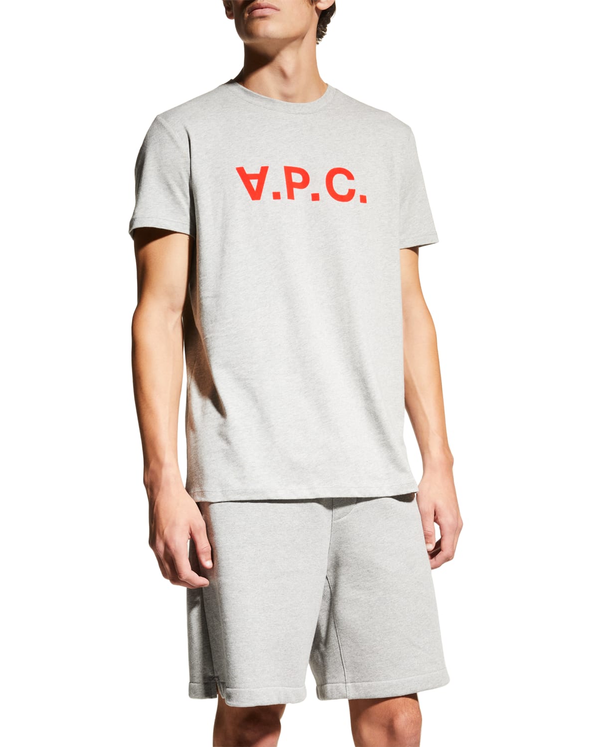 A.P.C. Men's VPC Velvet Logo T-Shirt