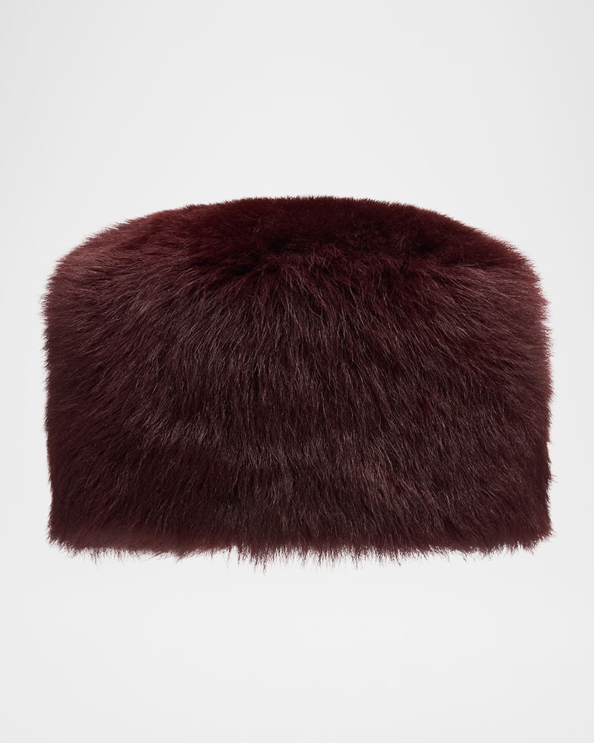 Gushlow And Cole  Toscana Shearling Russian Hat In Burgundy