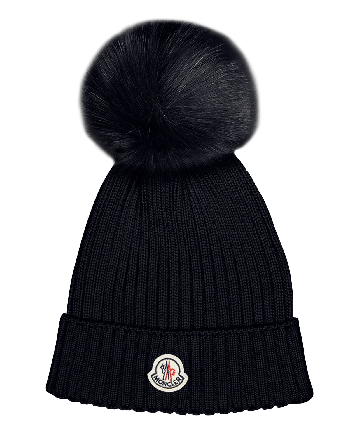 Moncler Kids' Knitted Beanie Navy