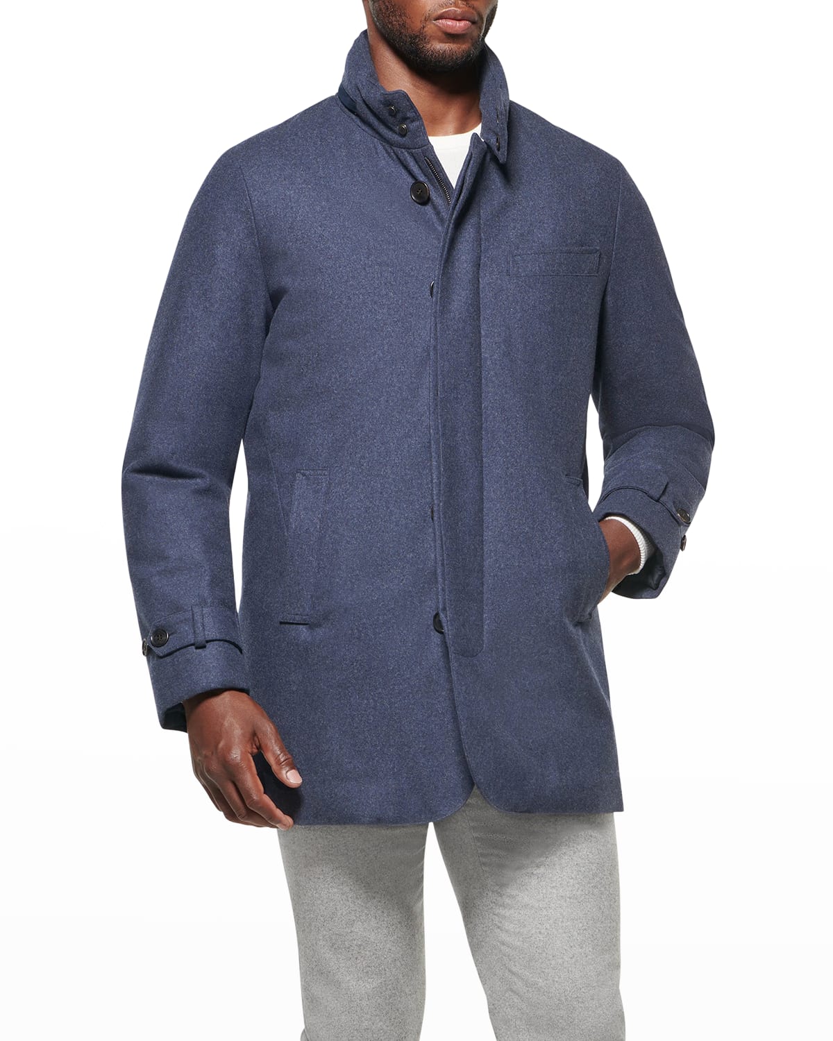 Cashmere Reversible Car Coat