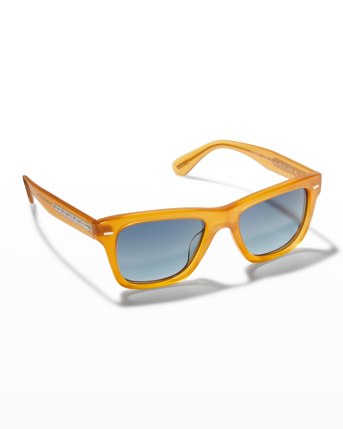 Brunello Cucinelli & Oliver Peoples Men's Oliver Sun 51 Polarized Lens Square Sunglasses