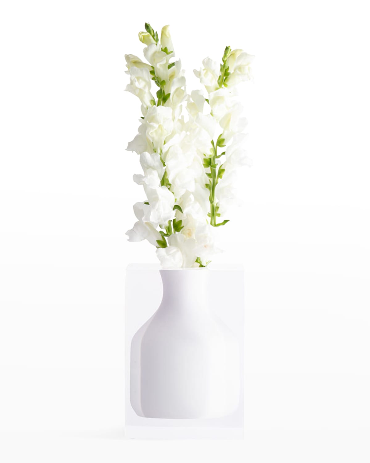 Shop Jr William Hogan Bud Vase In Hamptons White