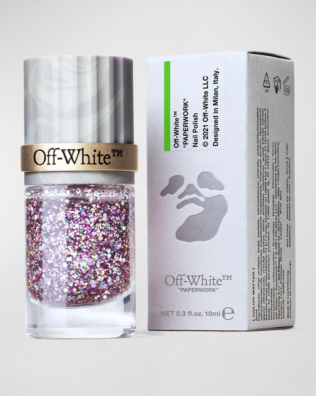 Paperwork Color Matter Glitter Nail Polish, Acid