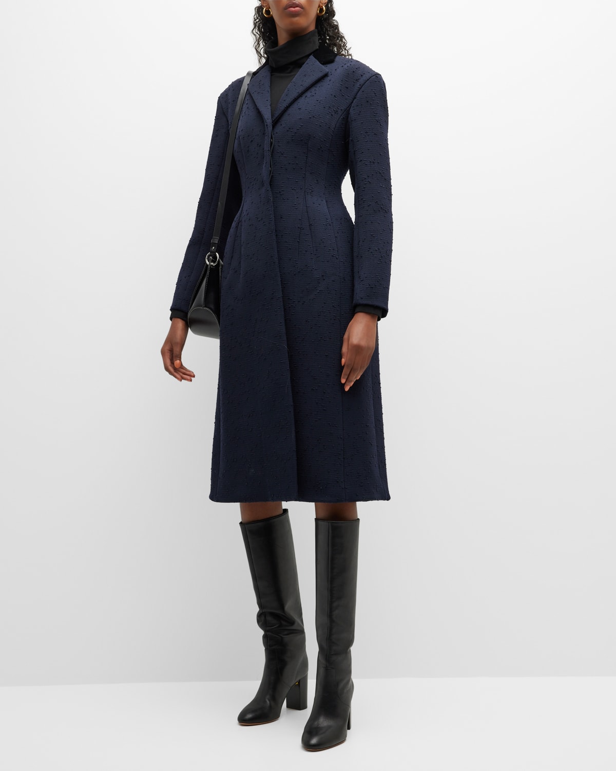 A-Line Tailored Wool Coat