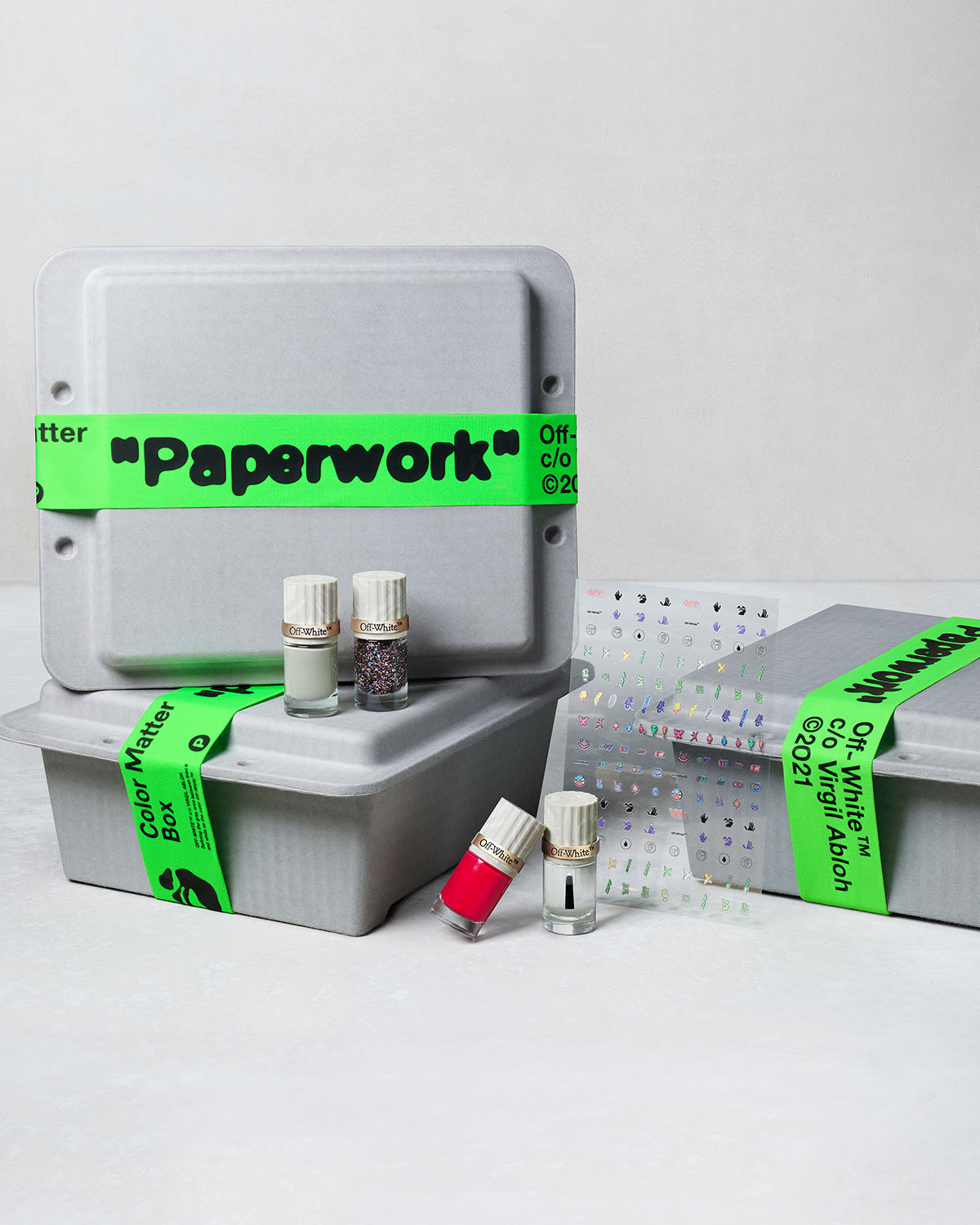 Off-white Color Matter Box