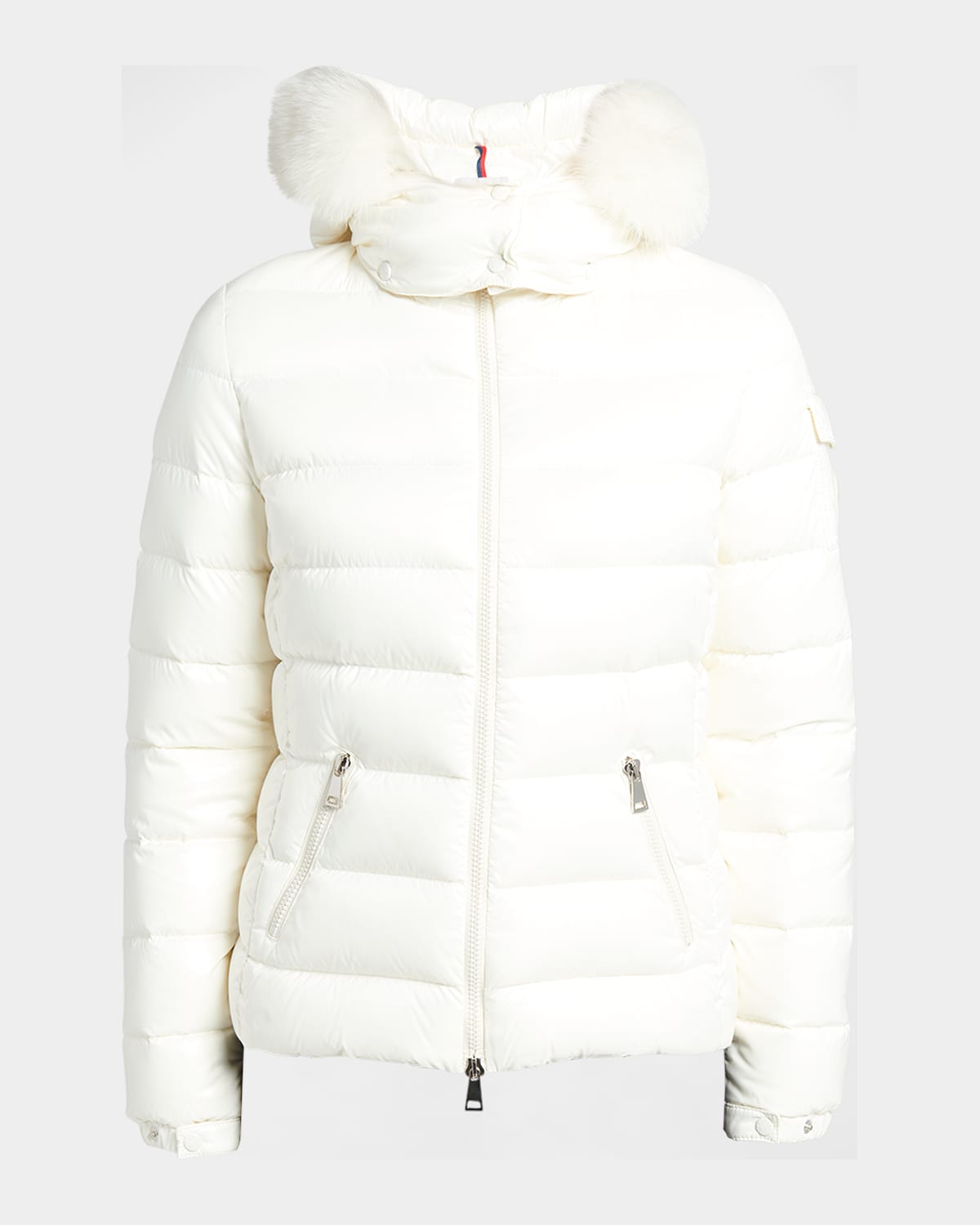 Shop Moncler Badyf Puffer Coat In Natural