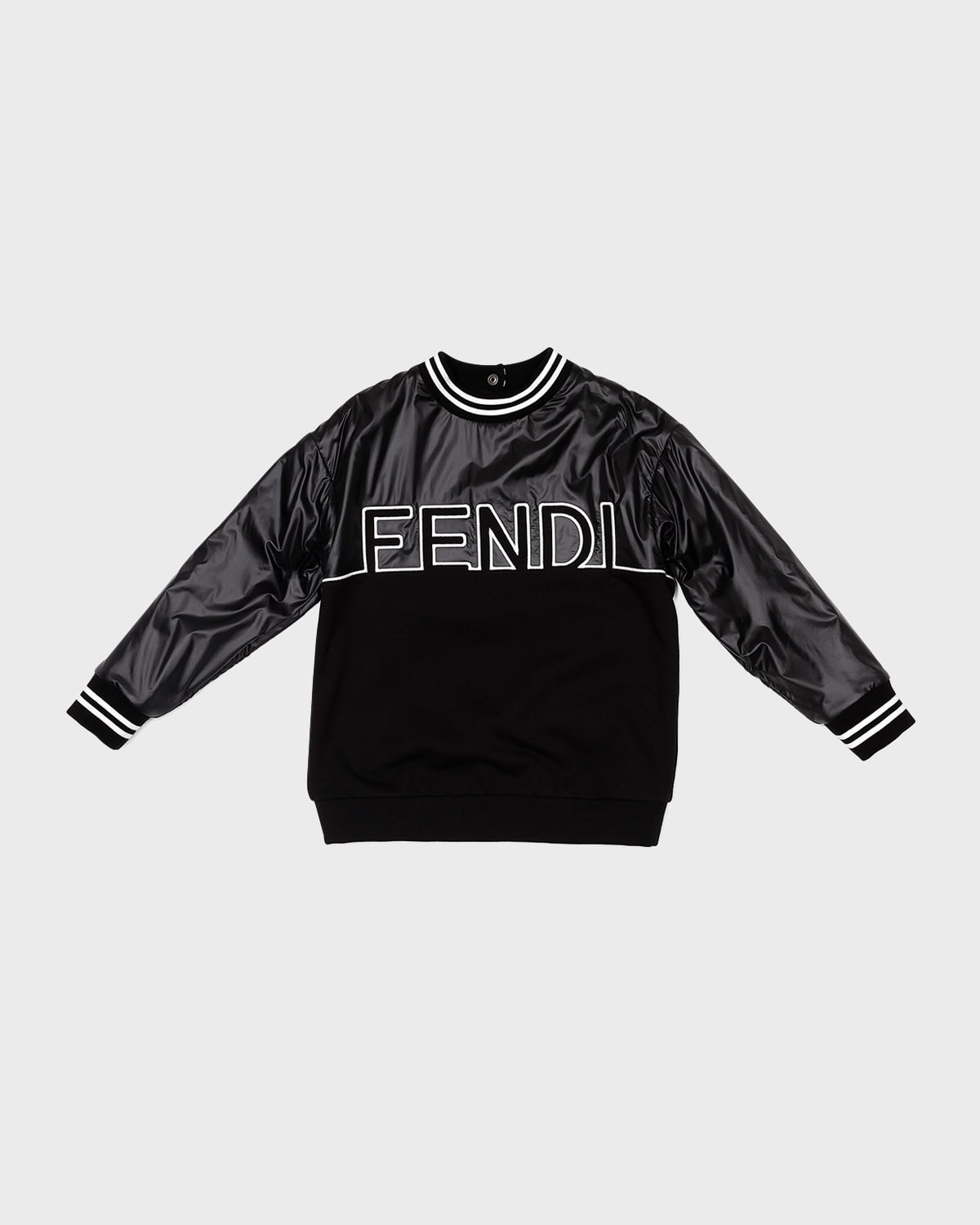 Fendi Kids' Boys  Black Other Materials Sweatshirt