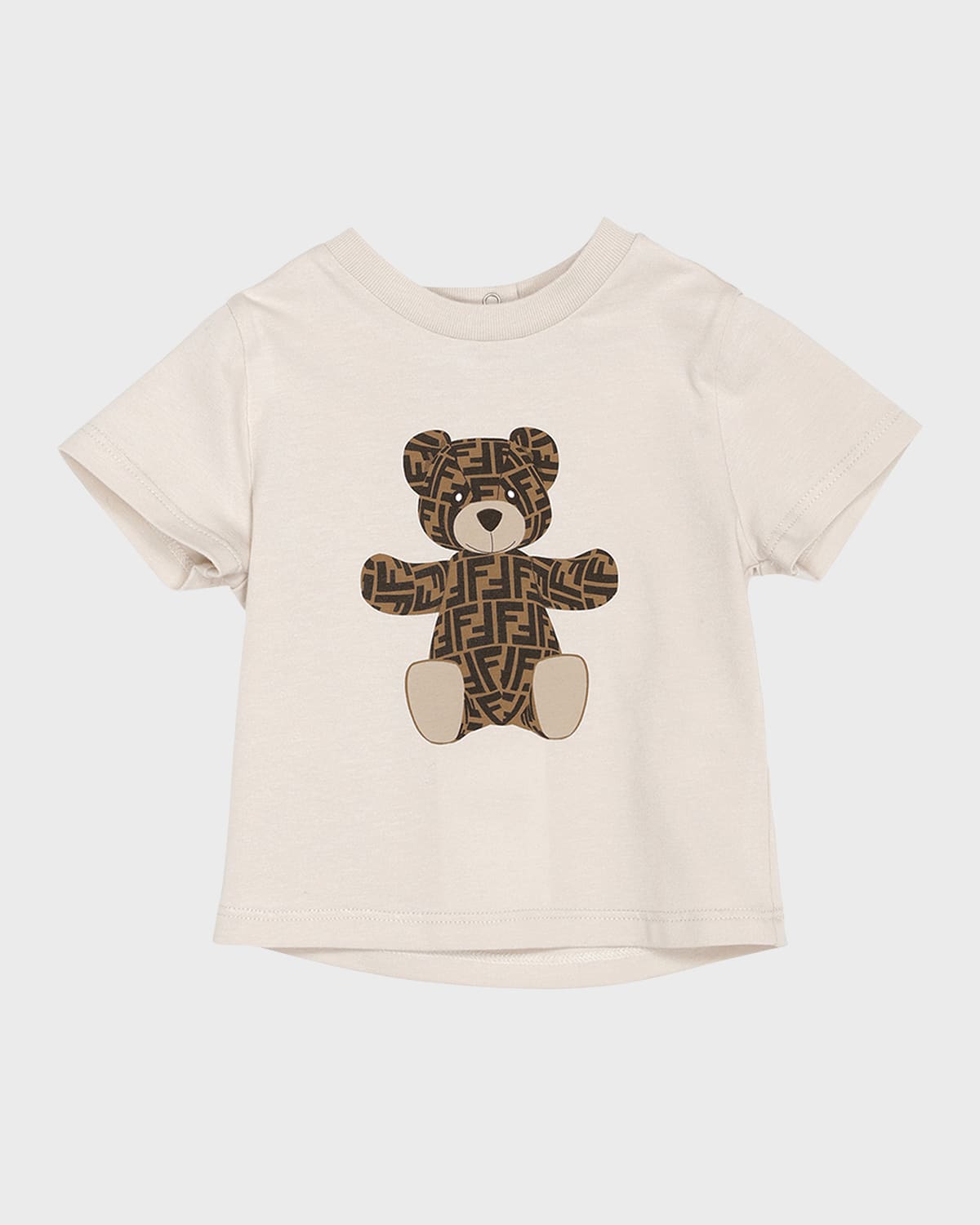 Kid's Monogram Bear T-Shirt, Size 6M-24M