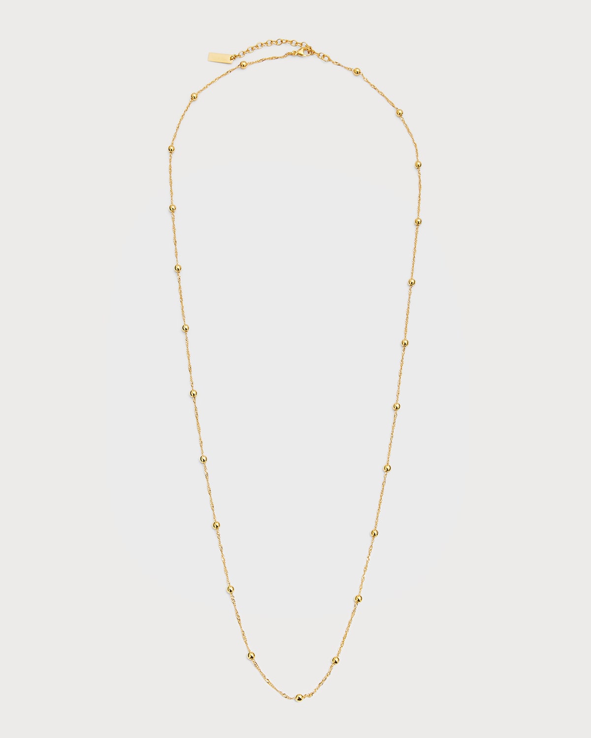 Ball Intertwined Chain Long Necklace