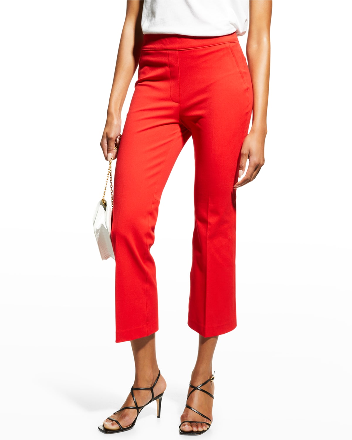Spanx On-the-go Kick Flare Pant In True Red