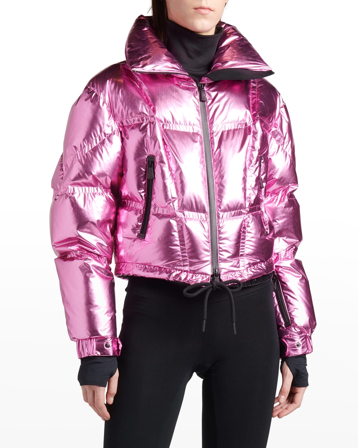 Moncler Valsorey Bomber Jacket In Open Purple