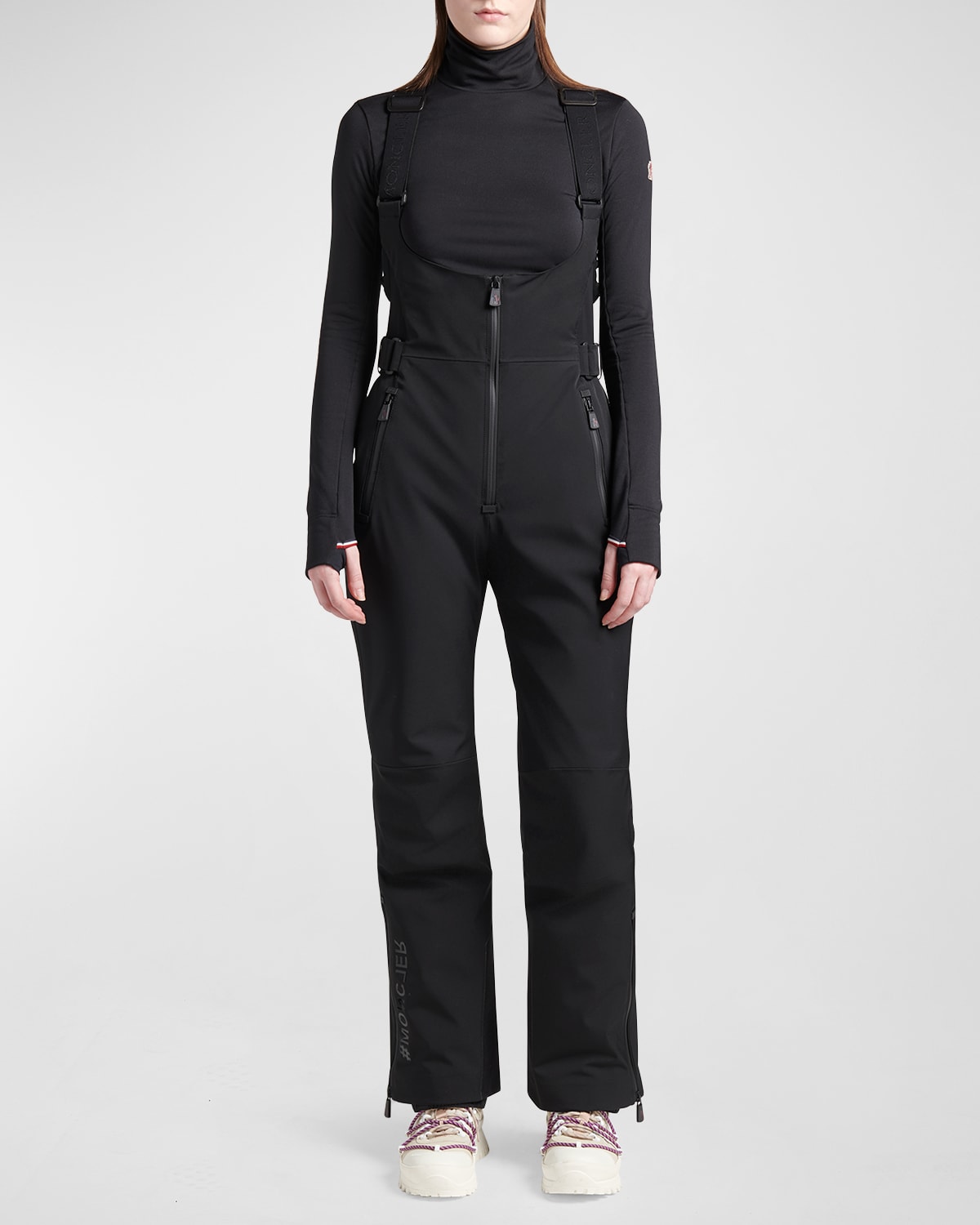 Moncler Grenoble Padded Ski Suit In Black