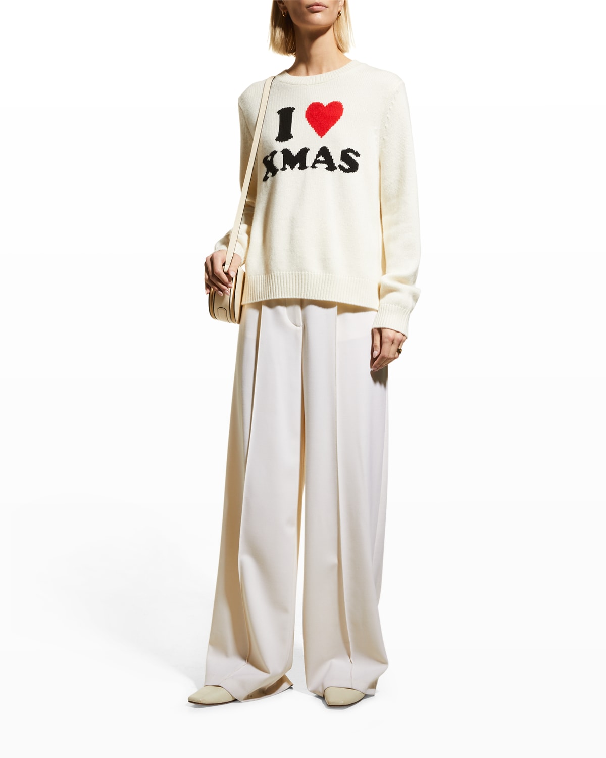 I Love Xmas Wool-Cashmere Sweater | Neiman Marcus