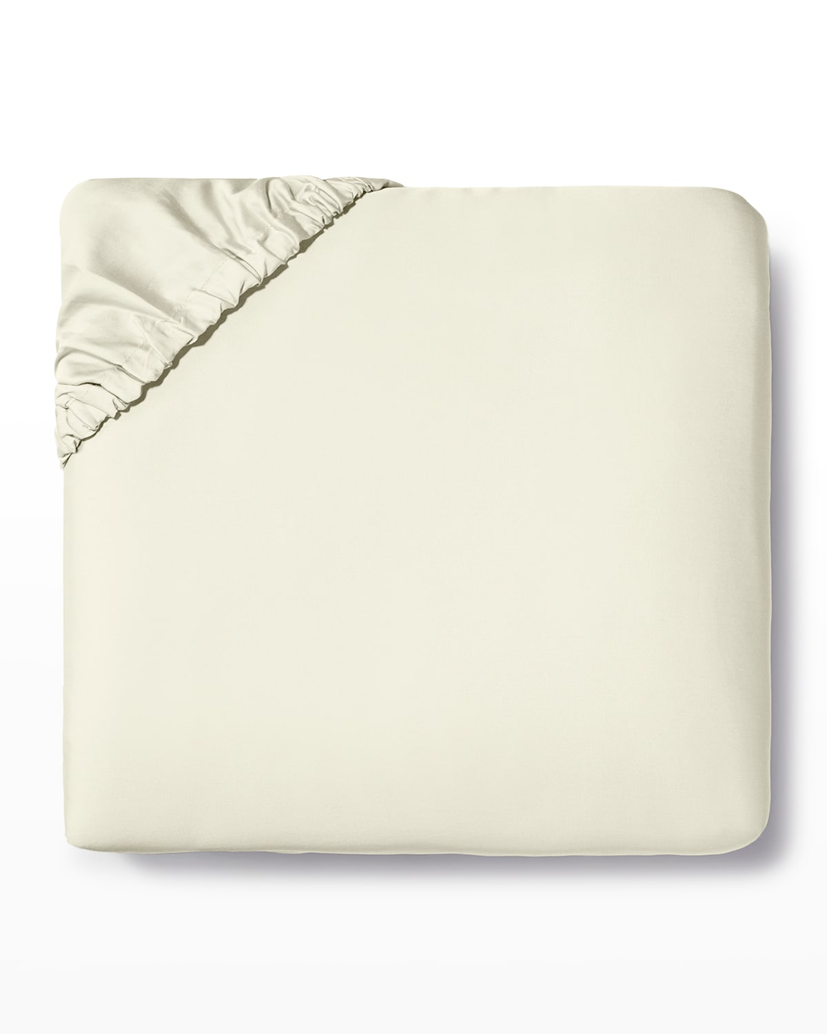 Sferra Fiona California King Fitted Bottom Sheet, 72" X 84" X 17" In Ivory