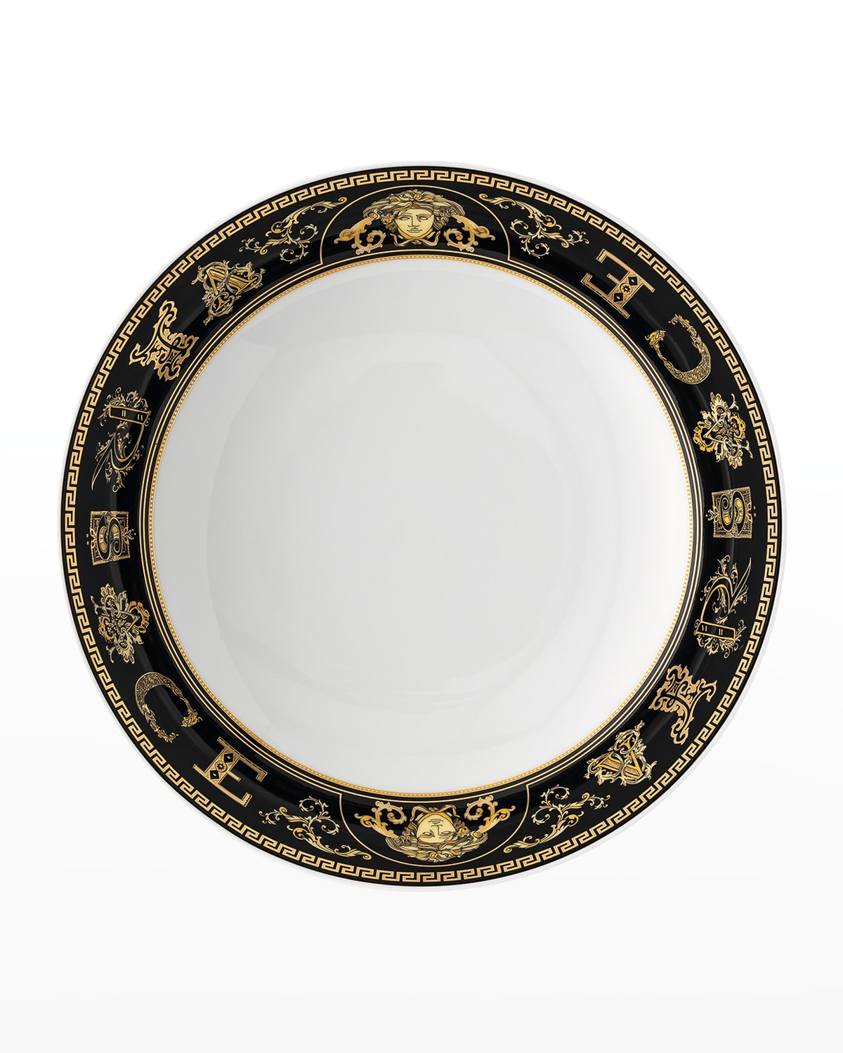 Versace Virtus Gala Rim Soup In Black