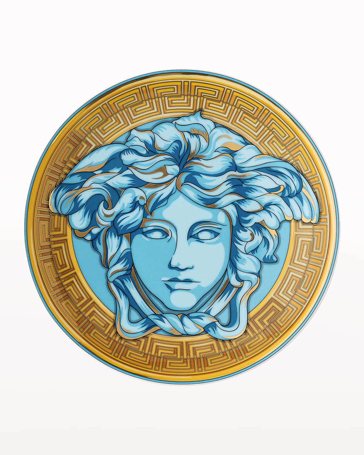 Medusa Amplified Blue Coin Bread & Butter Plate