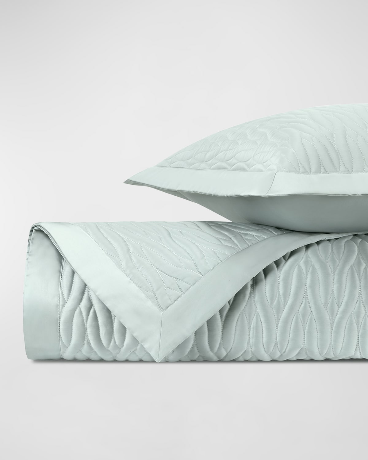 Shop Home Treasures Napa Quilting Coverlet And Shams In Eucalipto