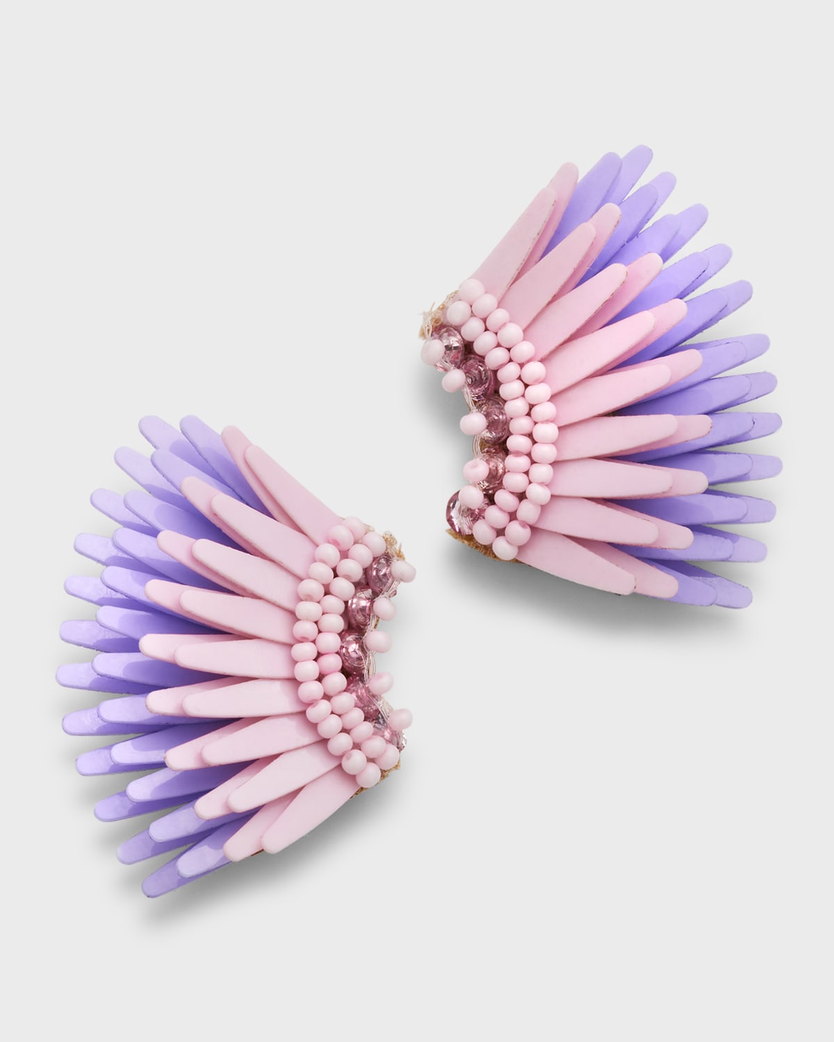 Mignonne Gavigan Micro Madeline Earrings In Lavender