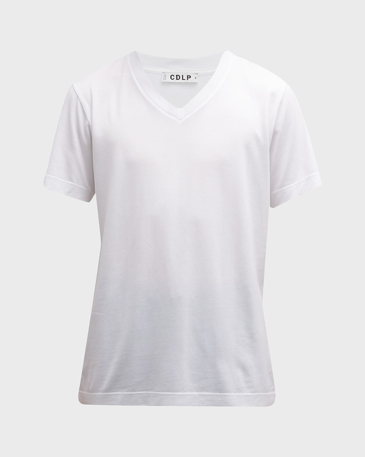 Cdlp Men's V-neck Stretch T-shirt In White