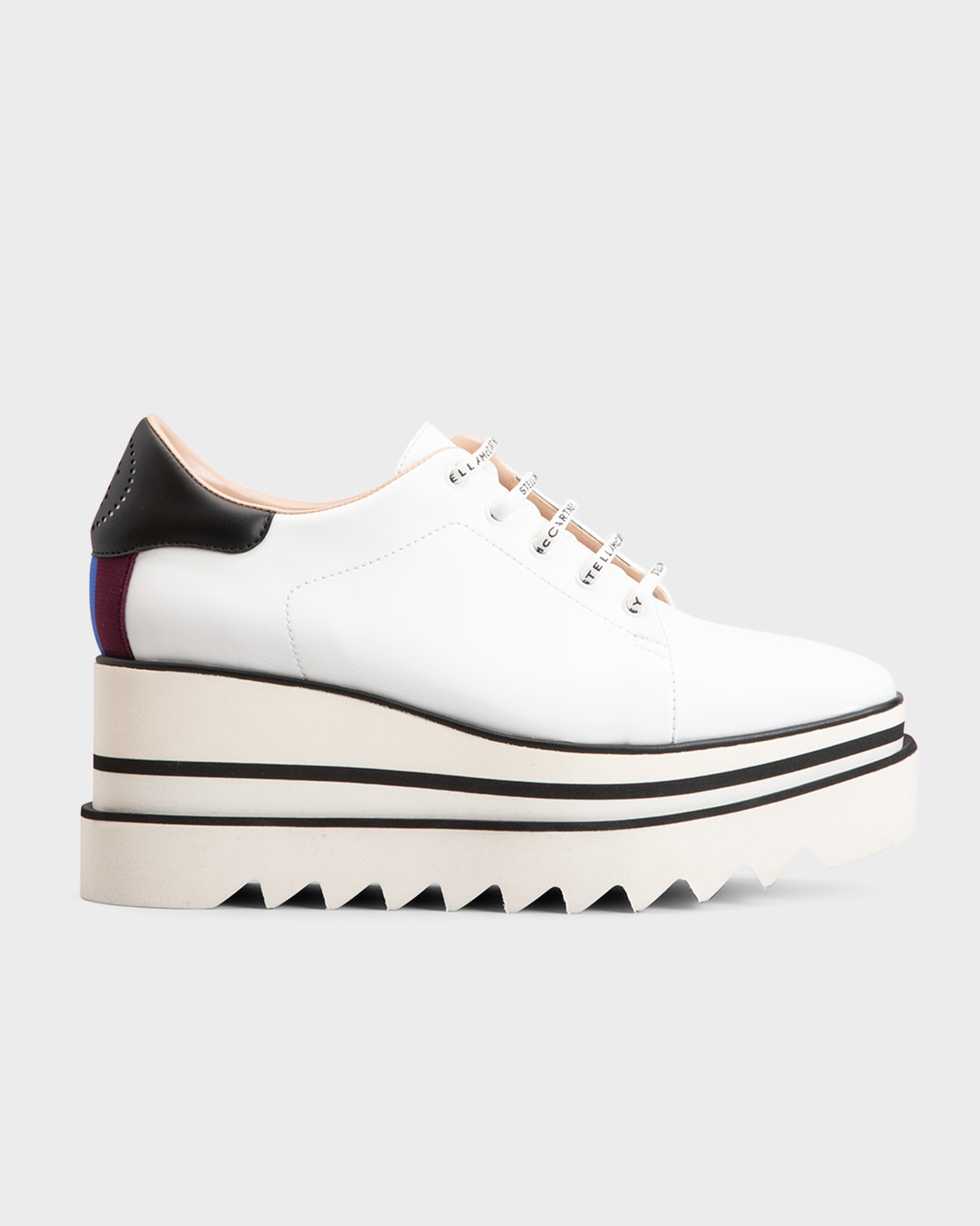Stella Mccartney Sneakelyse Vegan Sneaker Loafers In White/black