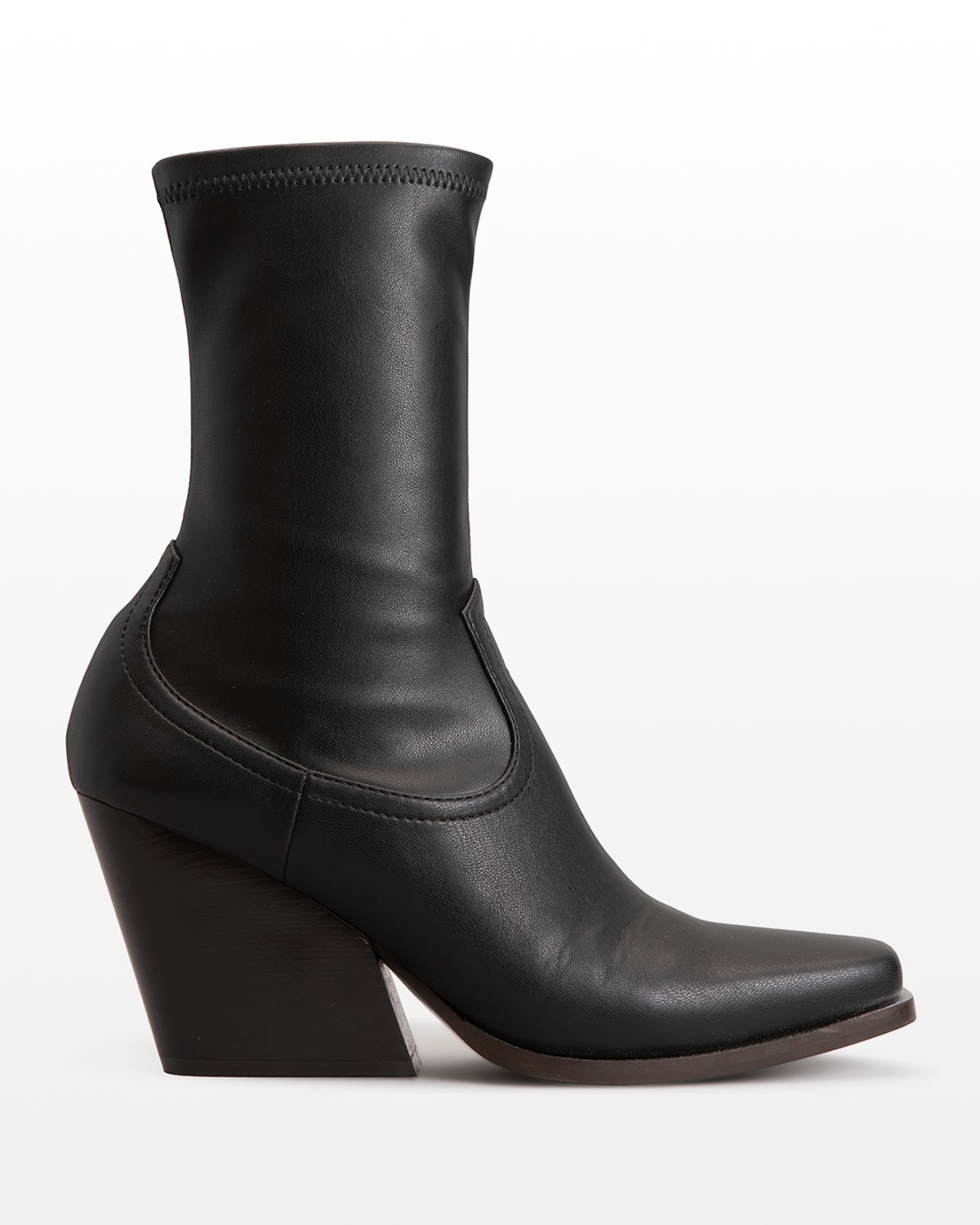 Stella Mccartney Cowboy Stretch 95mm Boots In Black
