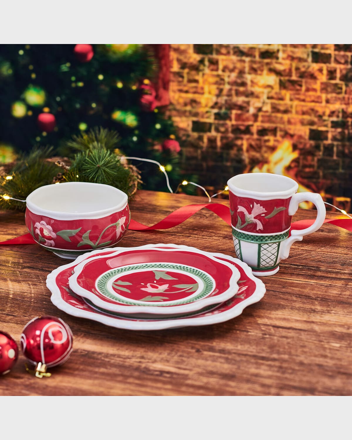 Fitz And Floyd 16piece Chalet Christmas Dinnerware Set ModeSens