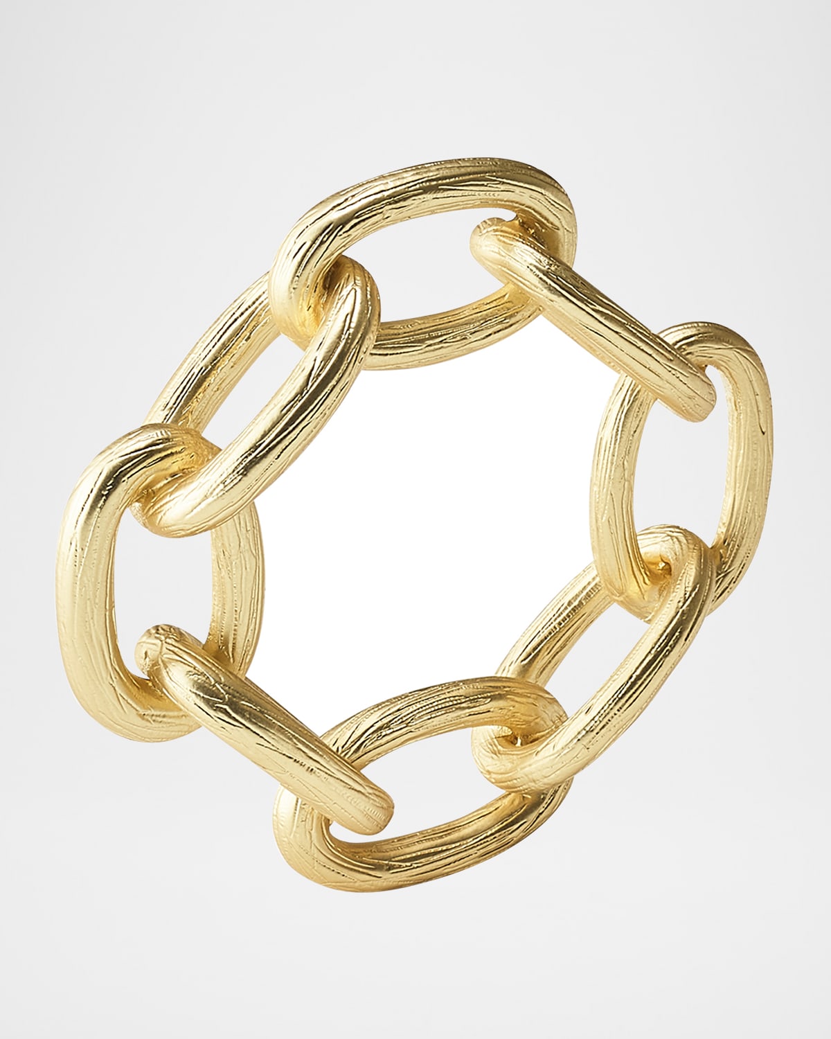 Shop Kim Seybert Chain Link Napkin Ring In Gold