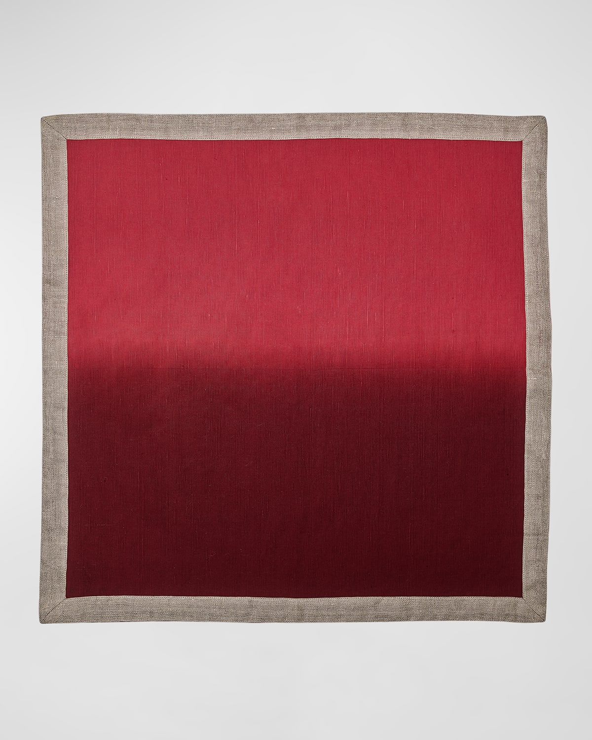 Kim Seybert Dip Dye Napkin In Red/burgundy