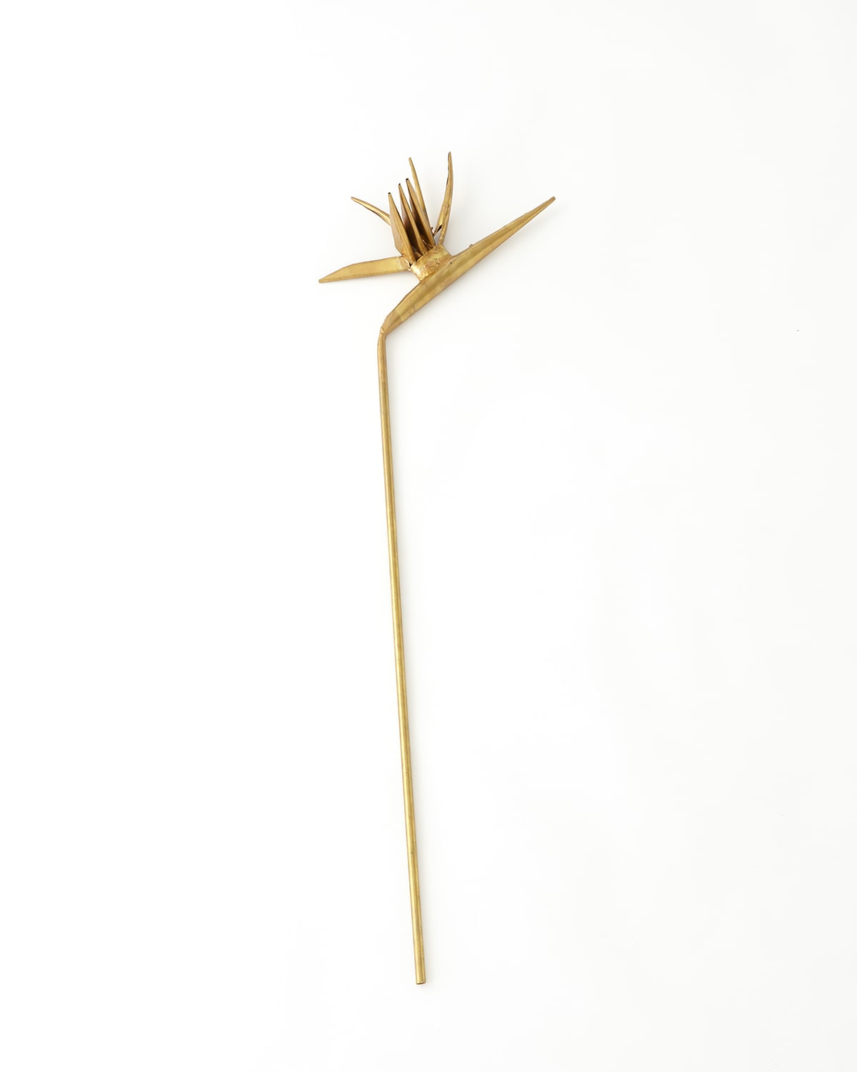 Global Views Brass Large Bird Of Paradise In Brass