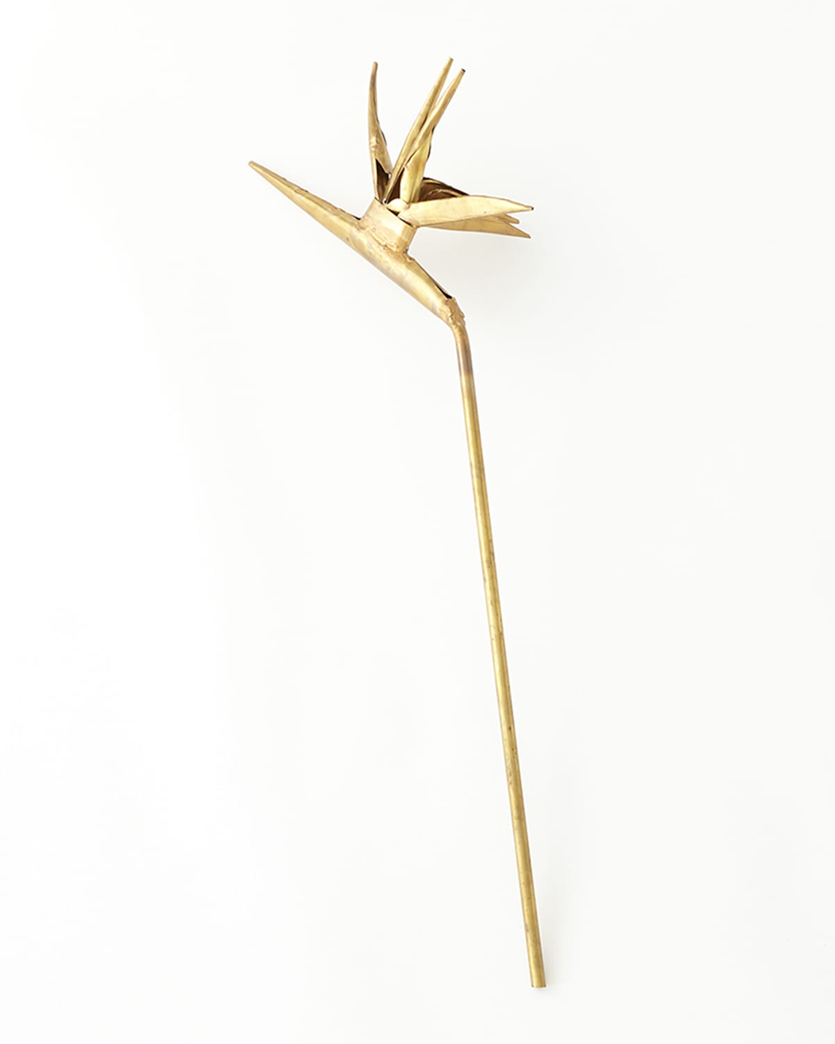 Global Views Brass Small Bird Of Paradise In Brass
