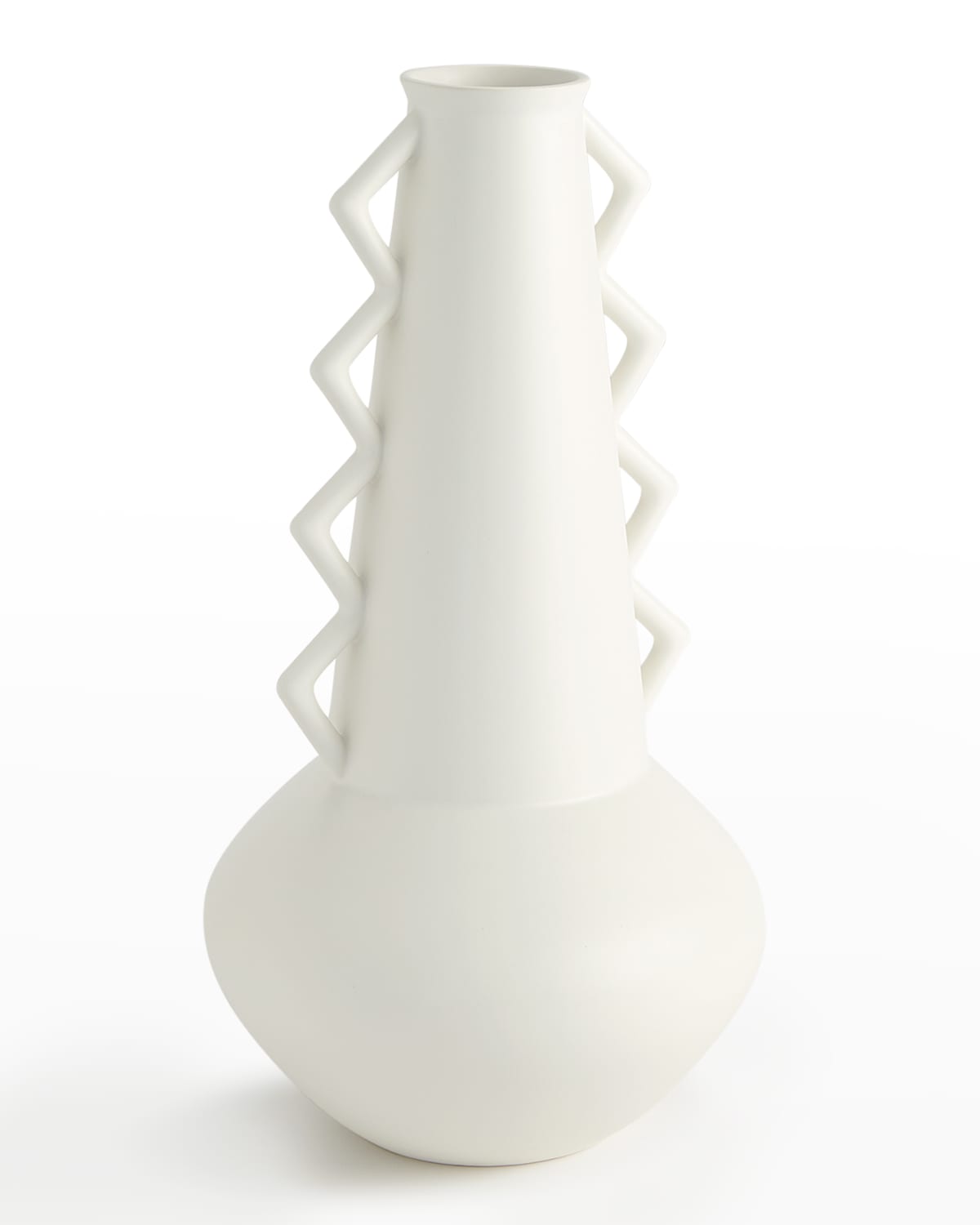 Ashley Childers For Global Views Crete Slim Decorative Vase - 20" In White