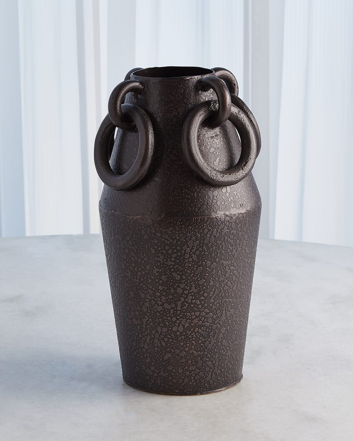 Ring-Handled 15.3" Vase