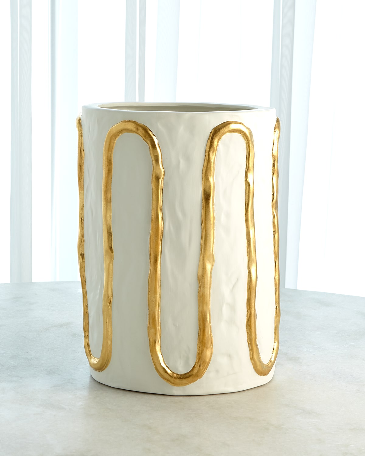 Serpentine Vase - 16.3"