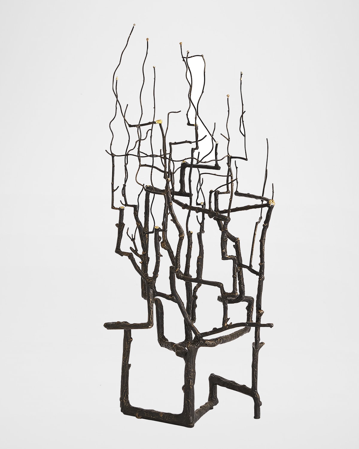 Global Views Willow Sculpture In Black