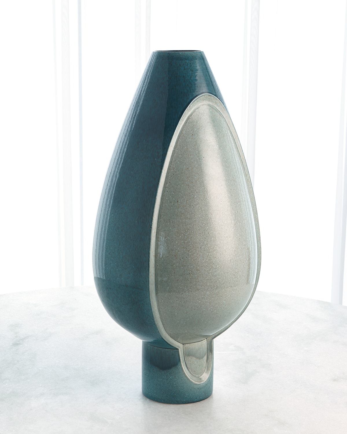 Global Views Two-tone Pod Tall Vase
