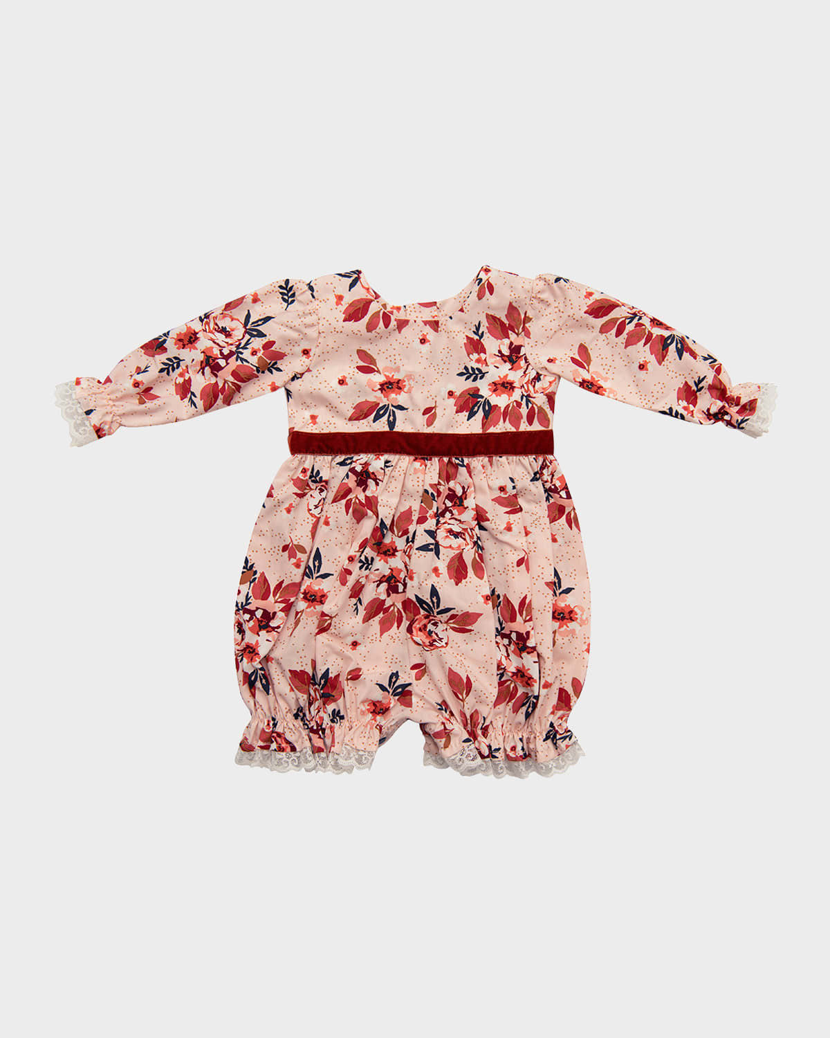 Girl's Autumn Love Bubble Romper, Size Newborn-12M