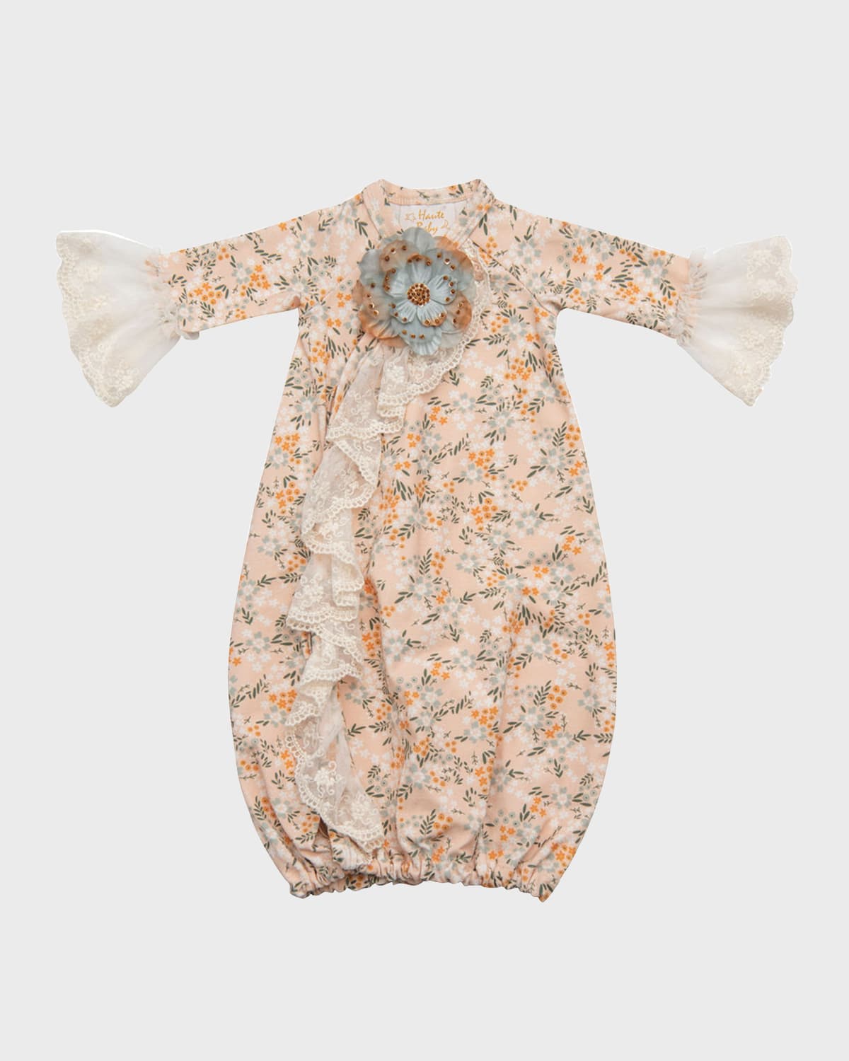 Haute Baby Kids' Girl's Ava's Garden Nightgown In Multi