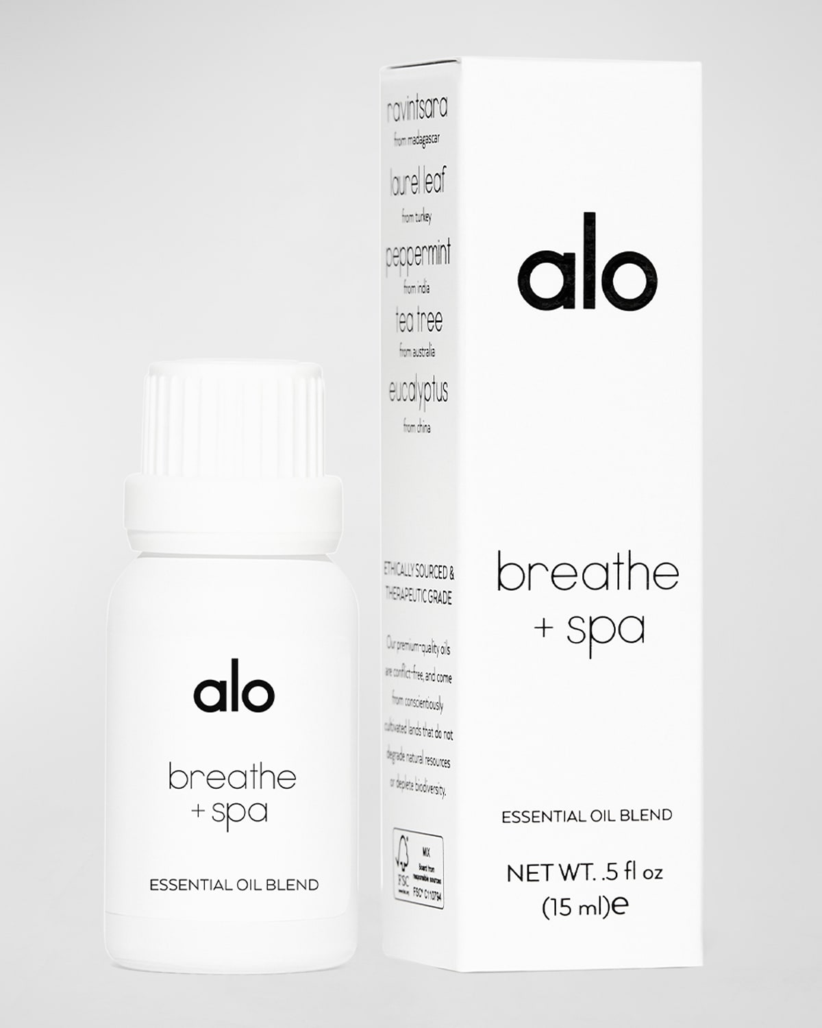 Alo Yoga Breathe & Spa Essential Oil Blend, 0.5 oz.