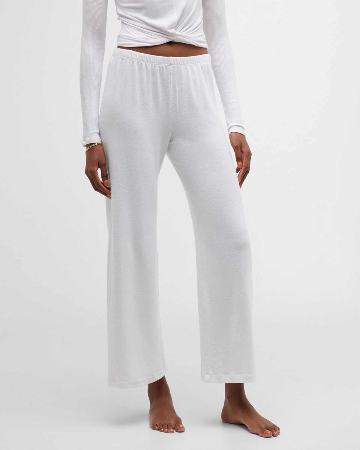 Oriana Cropped Pima Cotton Pants