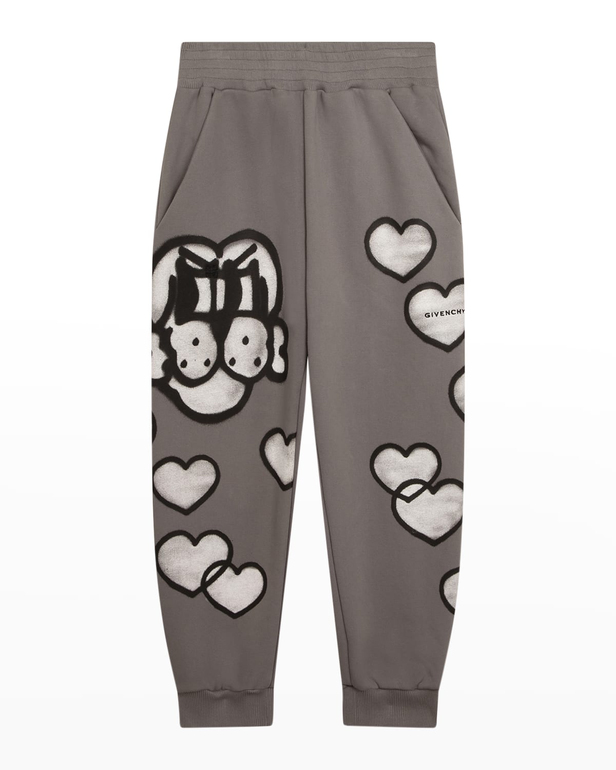 GIVENCHY X CHITO GIRL'S HEARTS GRAPHIC SWEATPANTS