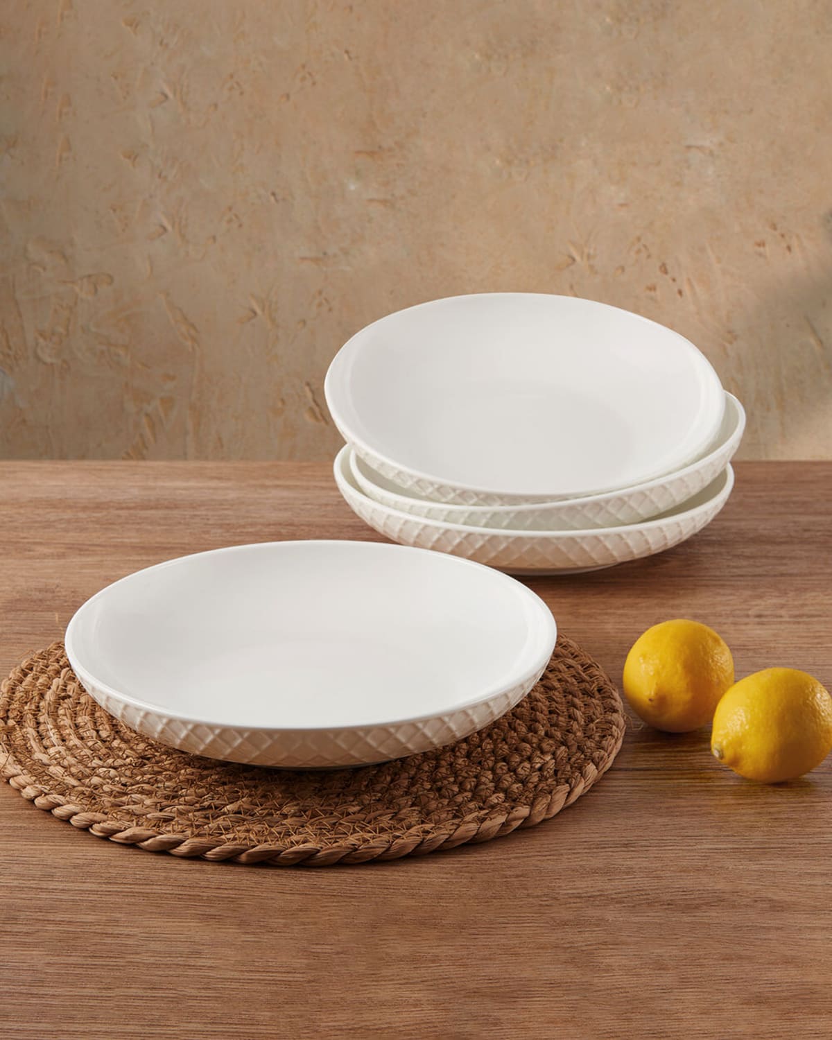 Trellis Pasta Bowls, Set of 4