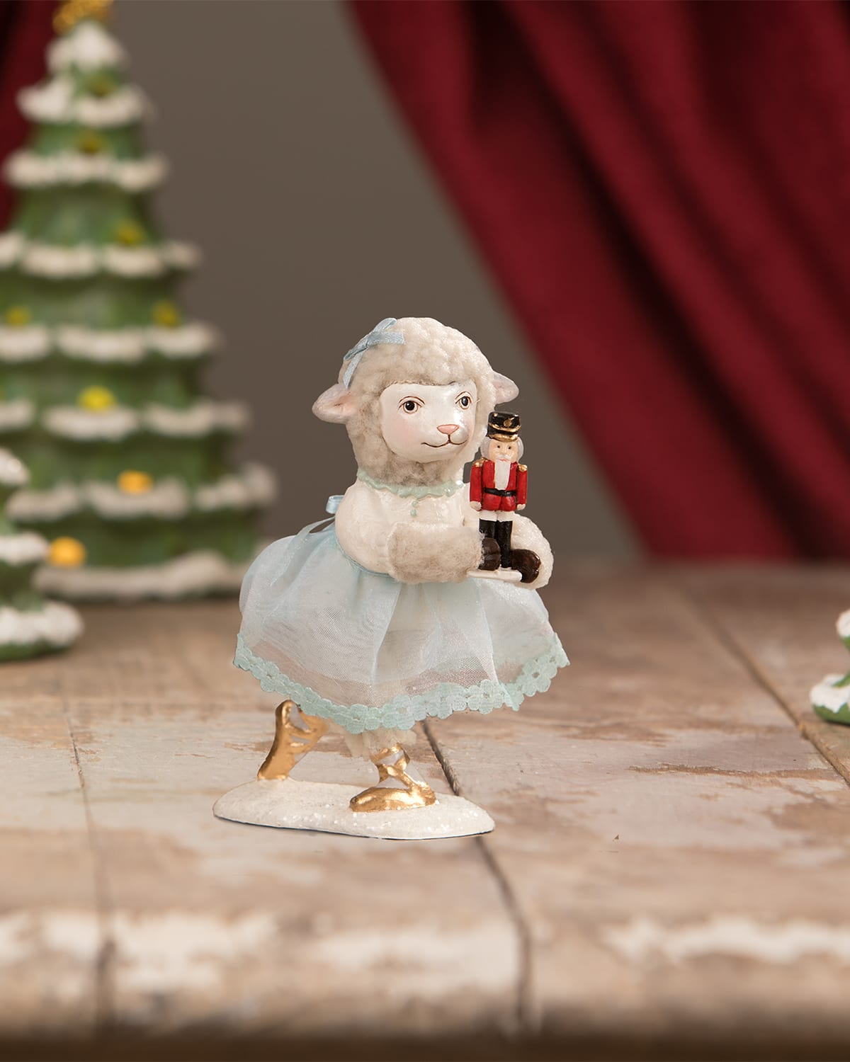 Clara Lamb Christmas Figurine