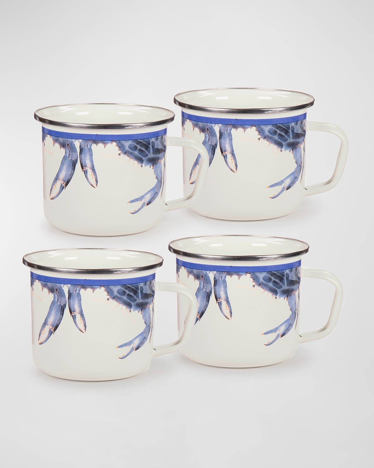 Set of 4 Crab House Grande Mugs